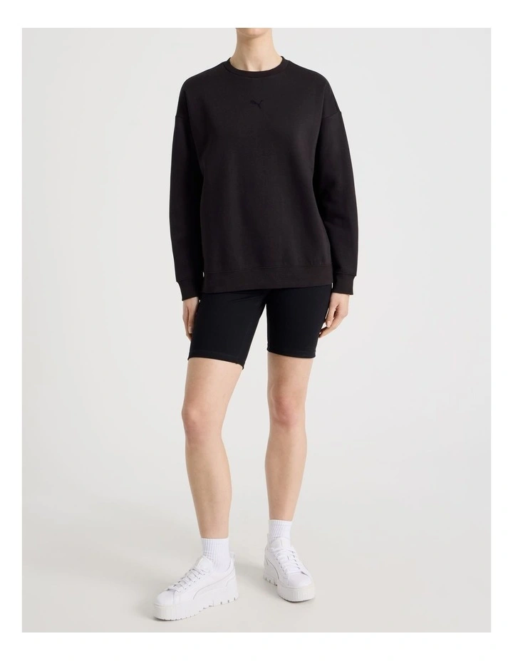 Ess Cat Logo Relaxed Crew FL image 3