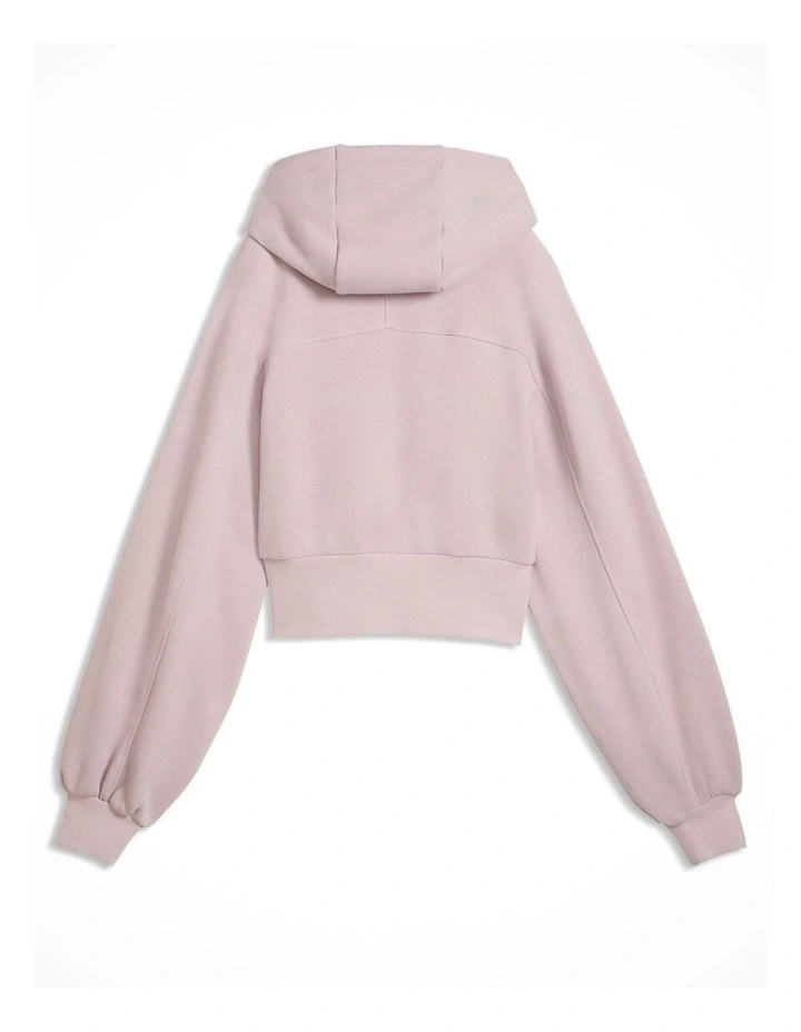 ESS Cropped Balloon Sleeve Hoodie image 5