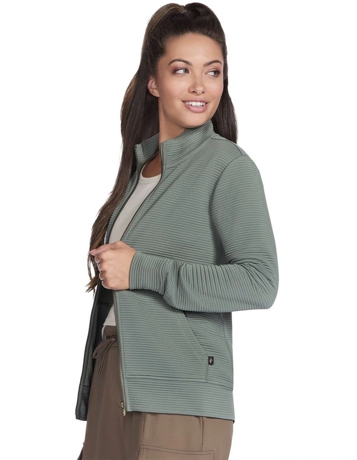 The Hoodless Hoodie Go Walk Everywhere Jacket in Green image 1