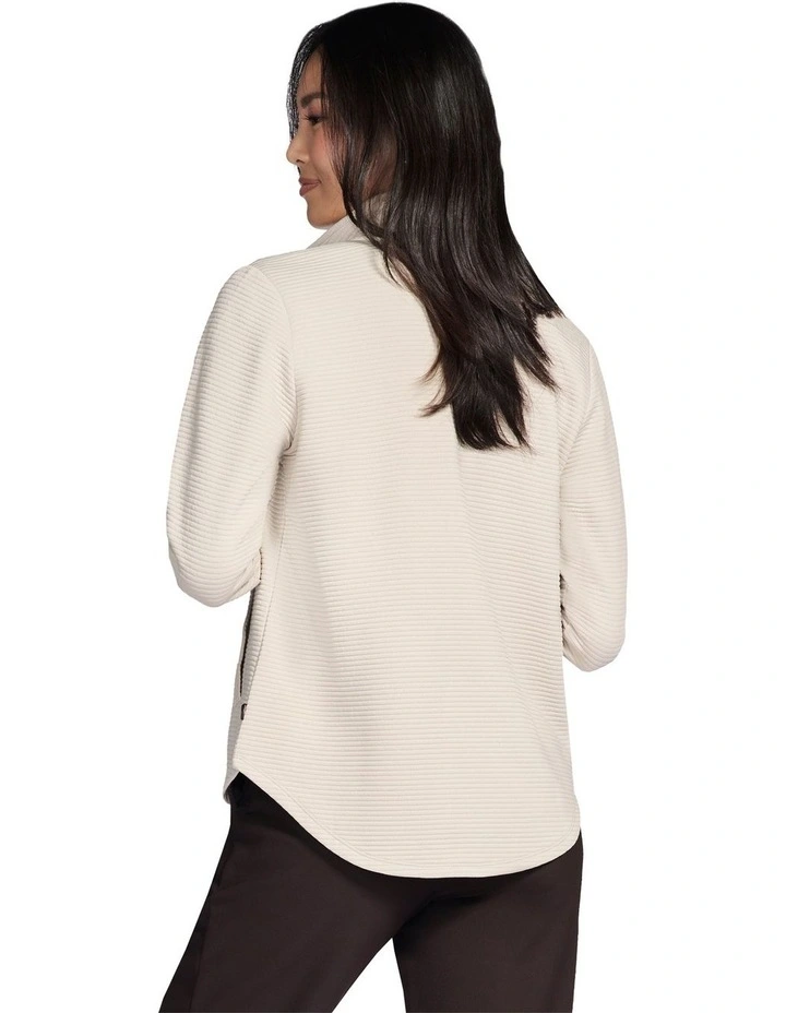 The Go Walk Shine Jacket in Beige image 2