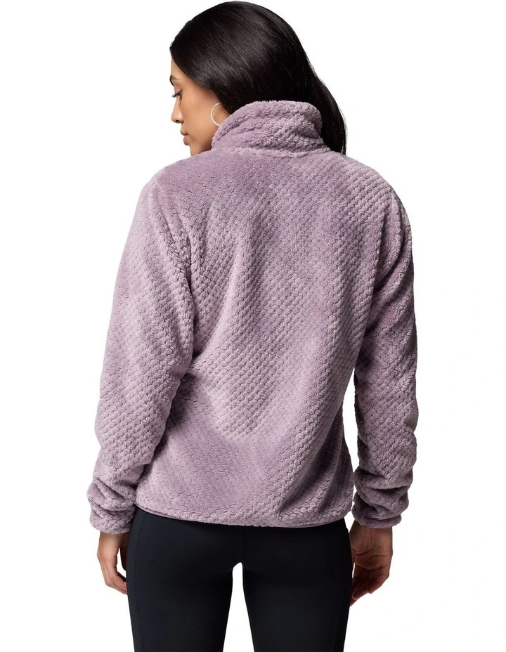 Fire Side II Sherpa Full Zip Fleece Jacket in Purple image 2