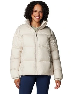 Puffect II Full Zip Insulated Puffer Jacket in Grey