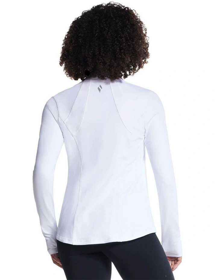 Go Walk Jacket in White image 2