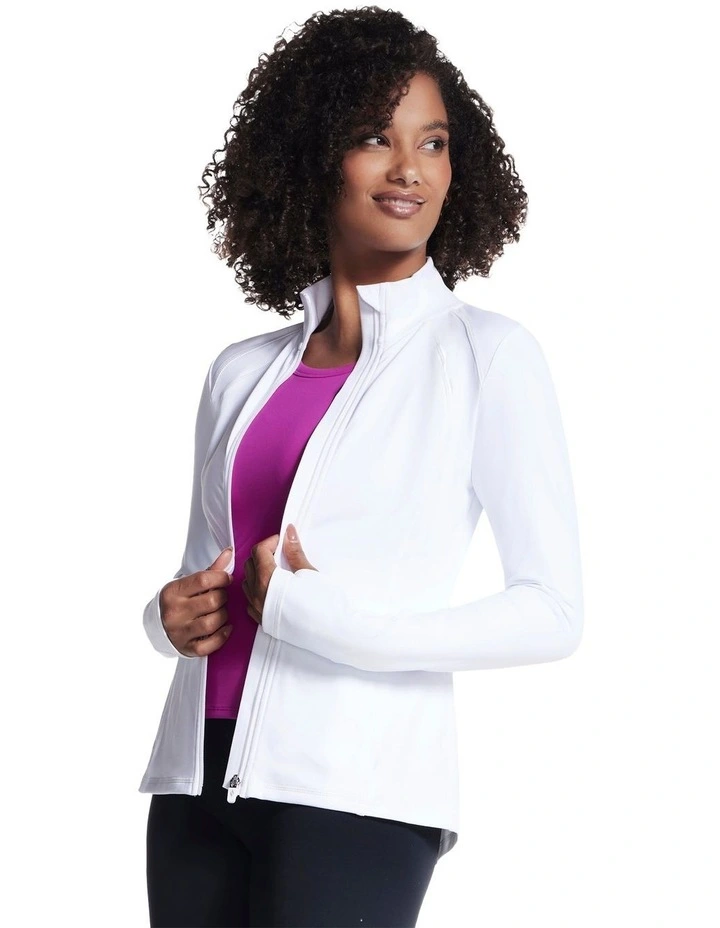 Go Walk Jacket in White image 3