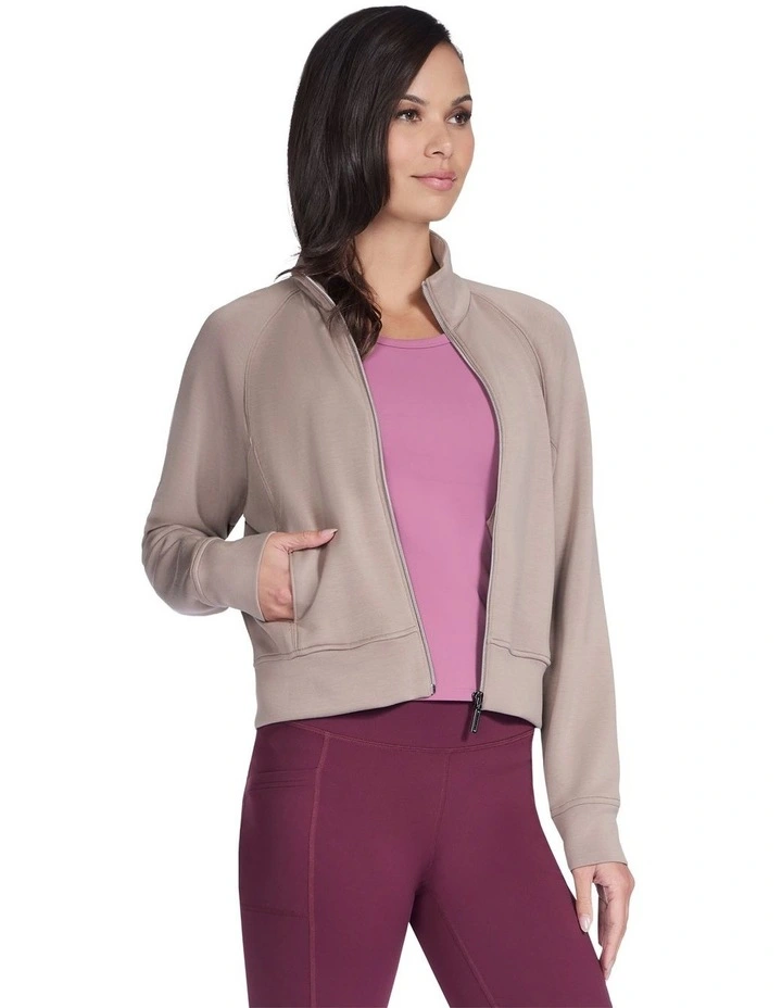 Cozy Luxe Jacket in Lt Brown image 3