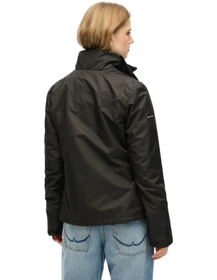 Mountain Windbreaker Jacket in Black image 2