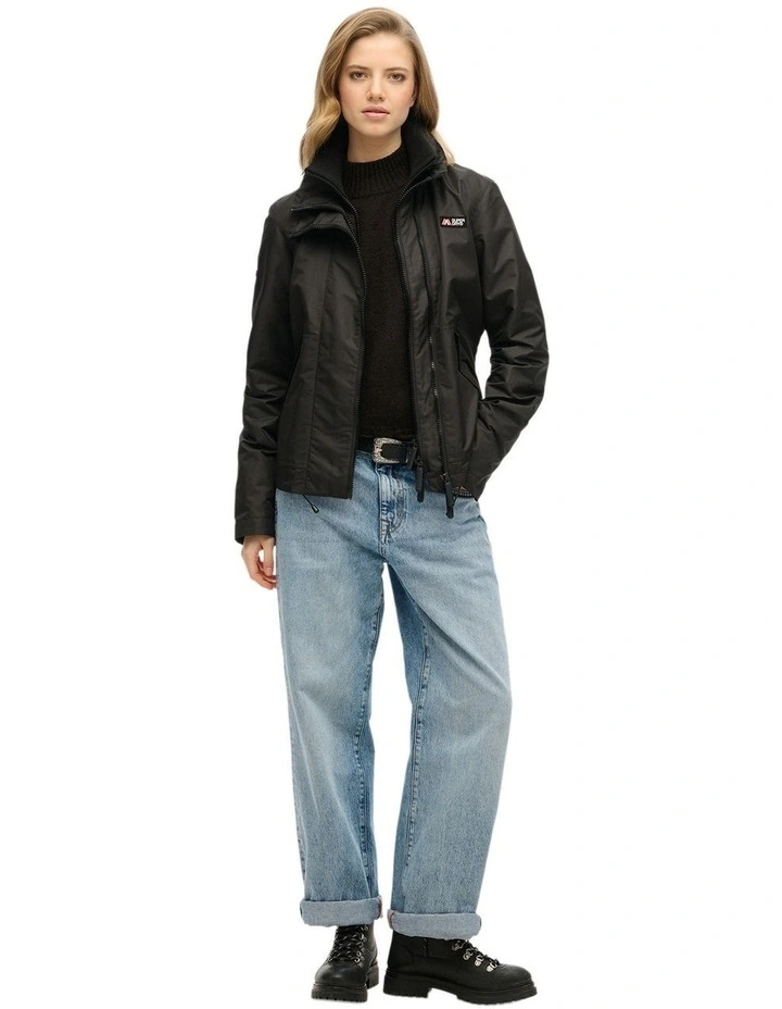 Mountain Windbreaker Jacket in Black image 5