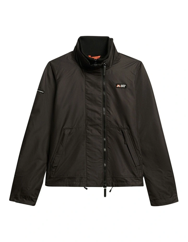 Mountain Windbreaker Jacket in Black image 6