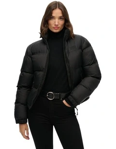 Puffer Jacket in Black