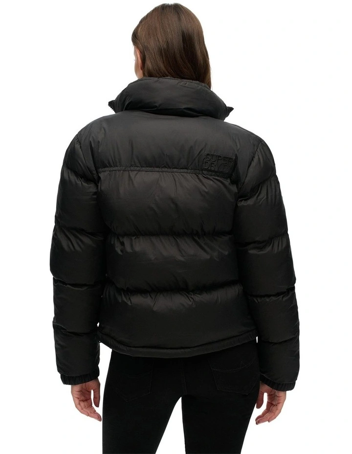 Puffer Jacket in Black image 2