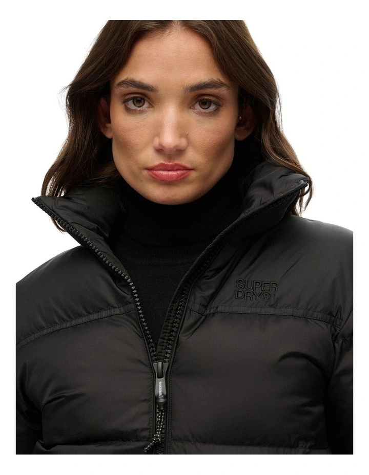 Puffer Jacket in Black image 3
