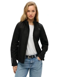 Softshell Trekker Jacket in Black