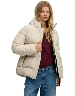 5 Baffle Sports Puffer in Oat Bran