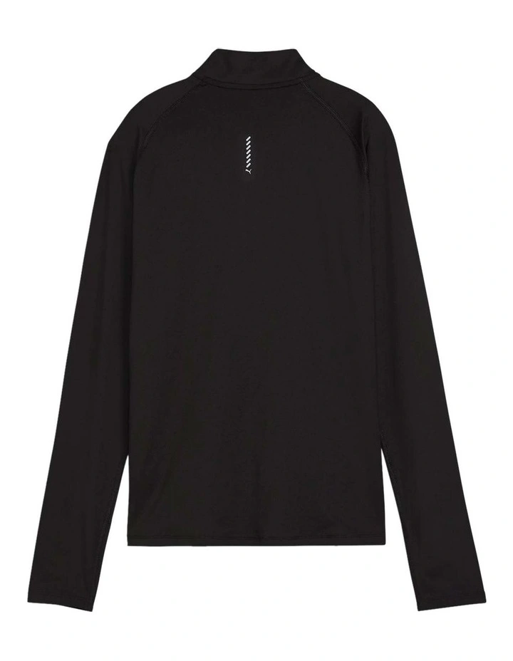Run Velocity Cloudspun 1/4 Zip Sweater in Black image 7