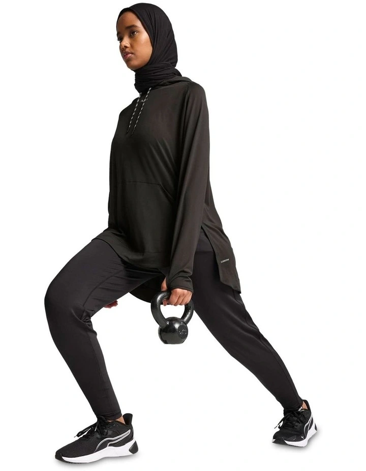Modest Hoodie in Black image 4