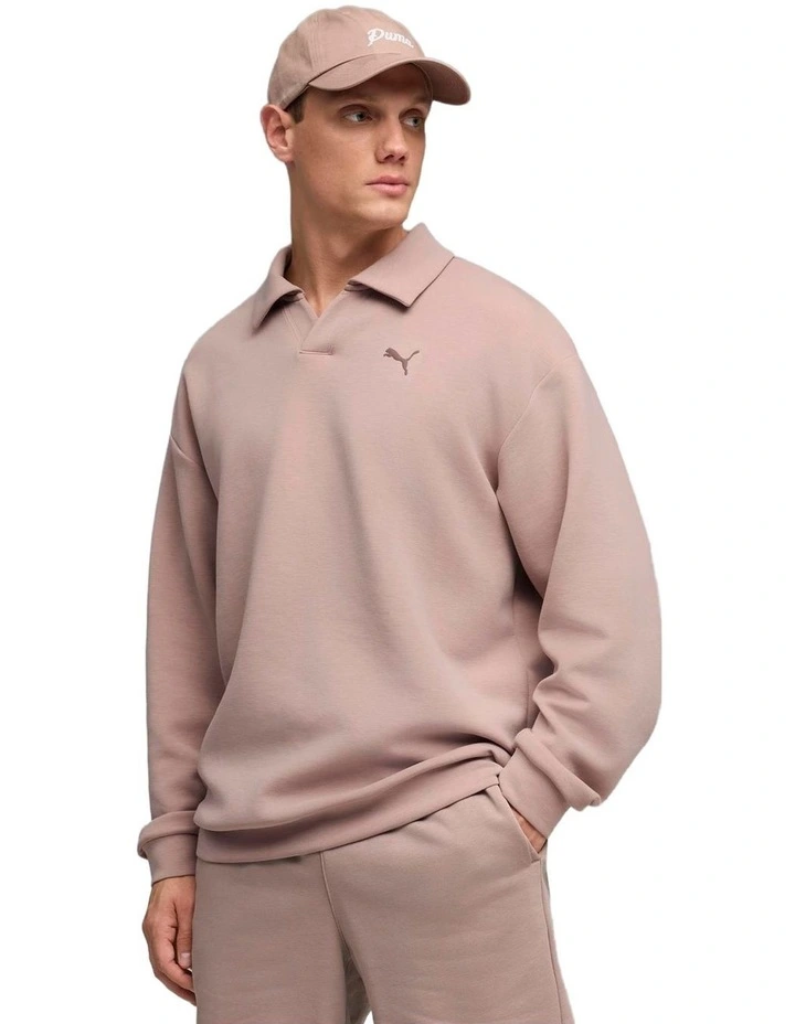 Cloudspun Polo in Pink image 1