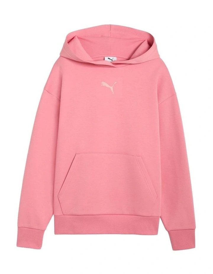 Essentials Elevated Logo Hoodie in Pink image 4
