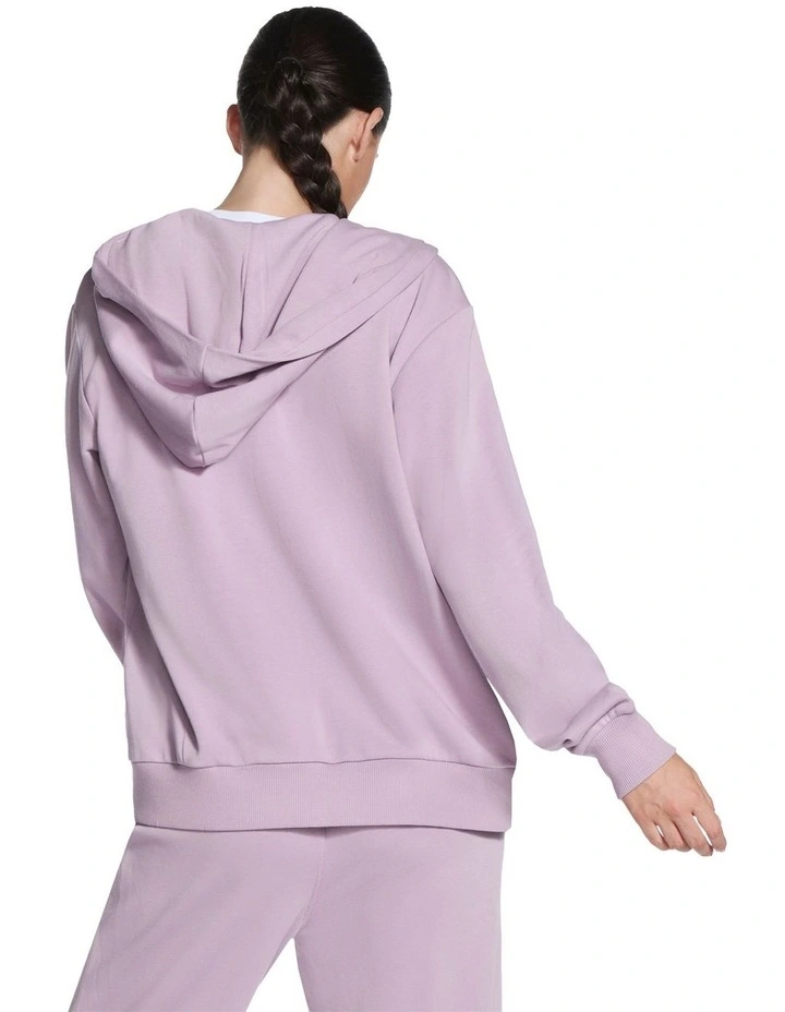 Signature Full Zip Hoodie in Purple image 2