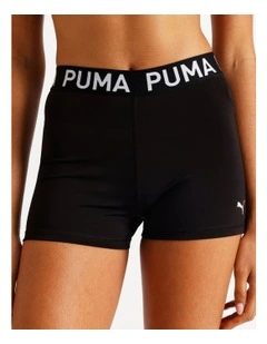 Strong 3 Short Tight in Black