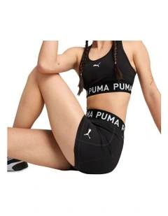 Strong 3 Short Tight in Black