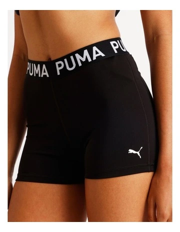 Strong 3 Short Tight in Black