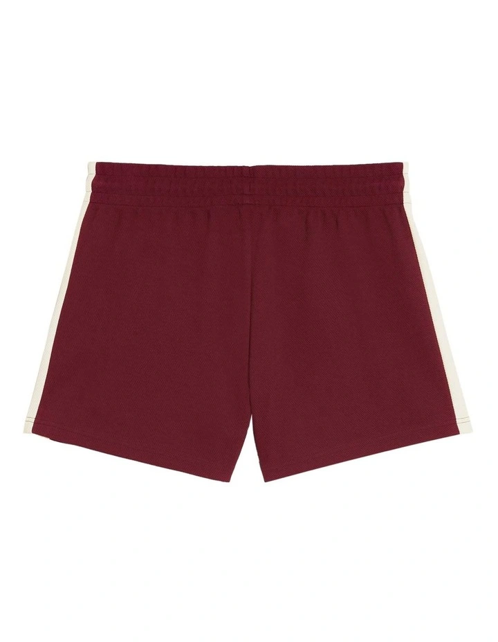 T7 Pintuck Shorts 4 in Ruby Shimmer image 5