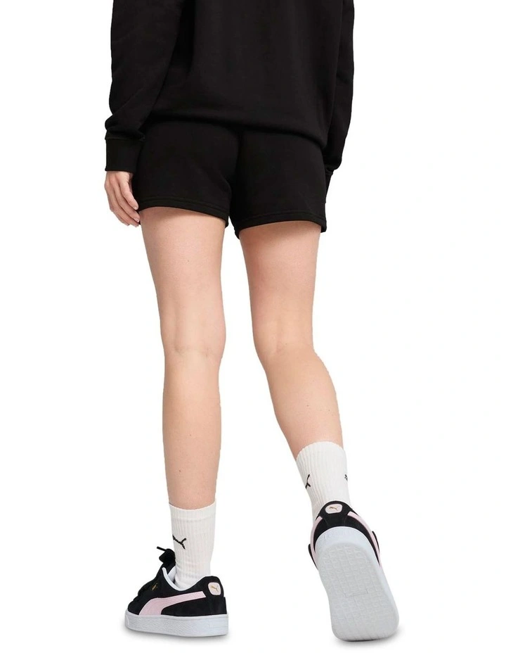 Essentials Small No. 1 Logo Shorts in Black image 2