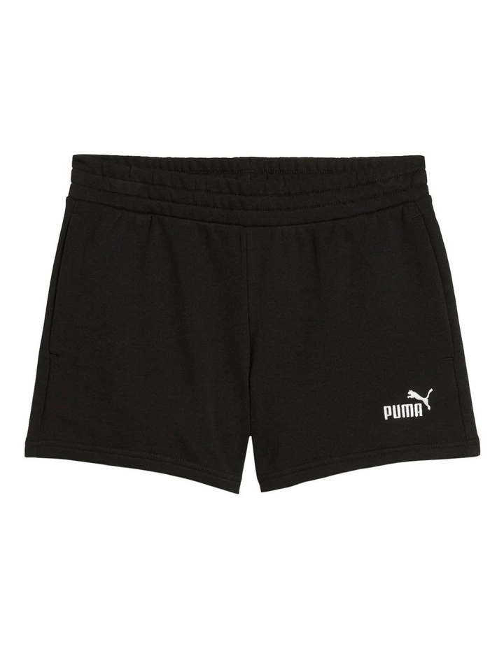 Essentials Small No. 1 Logo Shorts in Black image 4