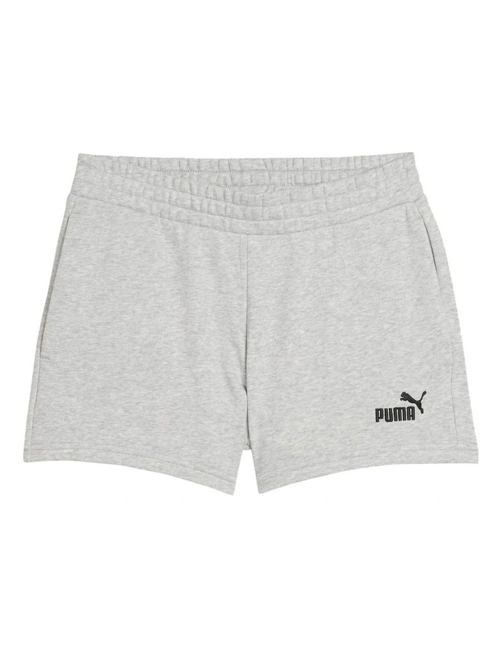Essentials Small No. 1 Logo Shorts in Grey image 2