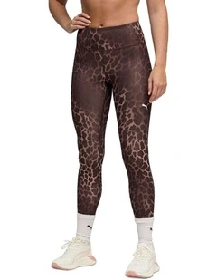 Tad Essentials Spotted High Waist 7/8 Tight in Brown