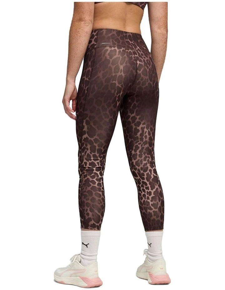 Tad Essentials Spotted High Waist 7/8 Tight in Brown image 2