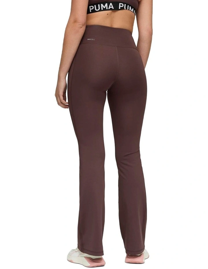 Tad Essential High Waist Bootcut Pant in Brown image 2