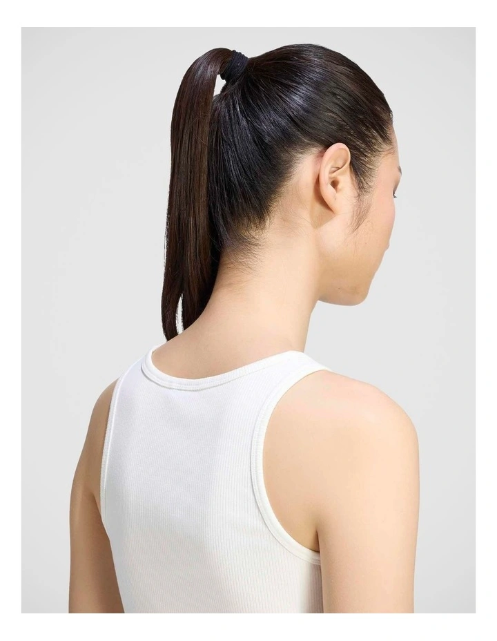 ADIDAS KIT SMALL LOGO RIB TANK TOP image 5