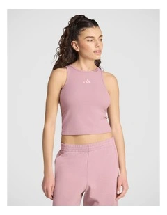 ADIDAS KIT SMALL LOGO RIB TANK Top