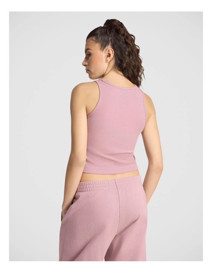 ADIDAS KIT SMALL LOGO RIB TANK Top image 2