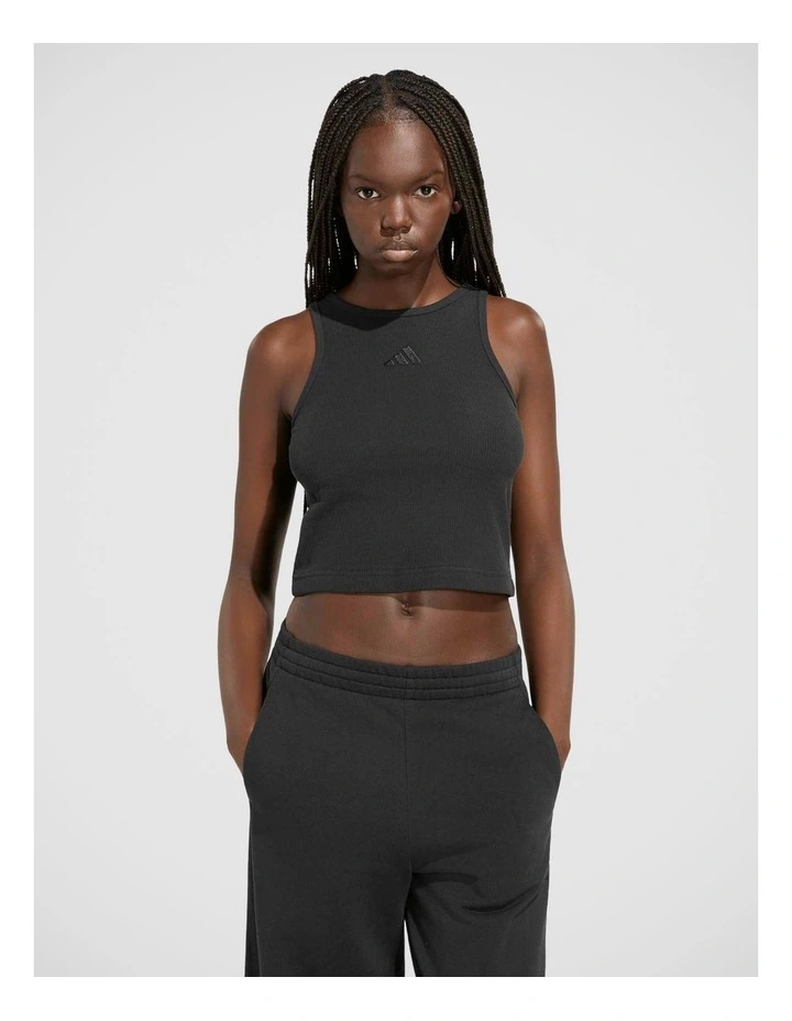 ADIDAS KIT SMALL LOGO RIB Tank Top image 1