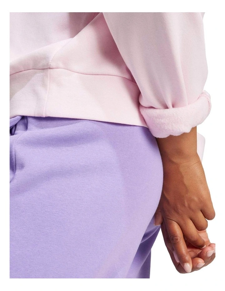 Essentials Small Logo Feelcozy Sweatshirt in Pink image 5