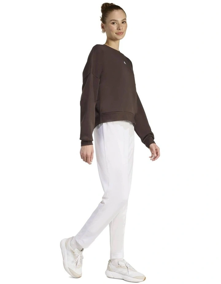 Essentials Small Logo Feelcozy Sweatshirt in Brown image 3