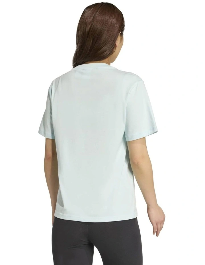Essentials Small Logo Cotton T-shirt in Green image 2