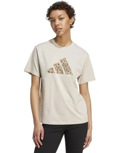 Animal Graphic T-shirt in Grey