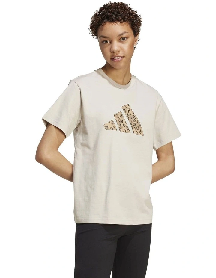 Animal Graphic T-shirt in Grey image 3