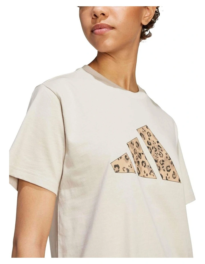 Animal Graphic T-shirt in Grey image 4
