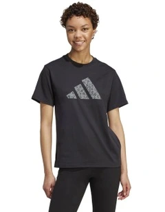 Animal Graphic T-shirt in Black