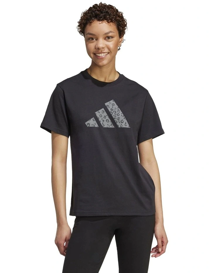 Animal Graphic T-shirt in Black image 1