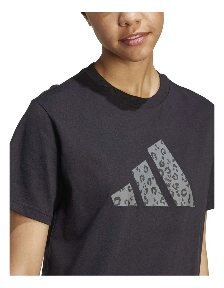 Animal Graphic T-shirt in Black image 4