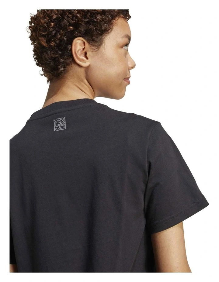 Animal Graphic T-shirt in Black image 5