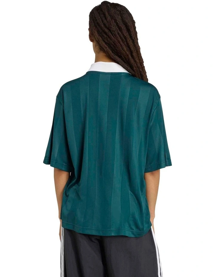 Tiro Polo T-shirt in Green image 2