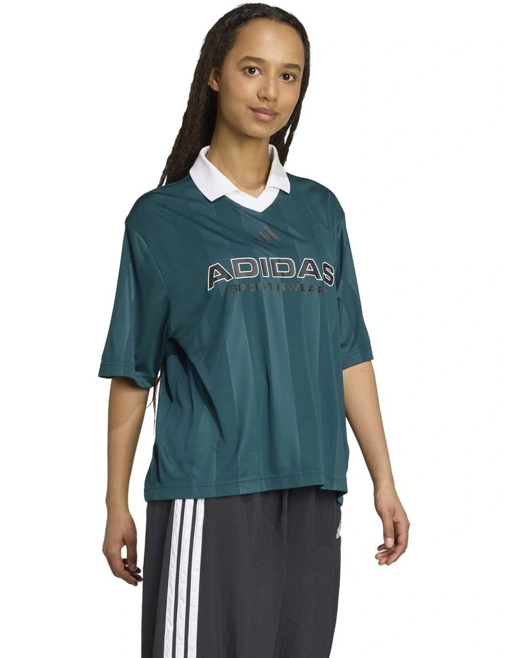 Tiro Polo T-shirt in Green image 3