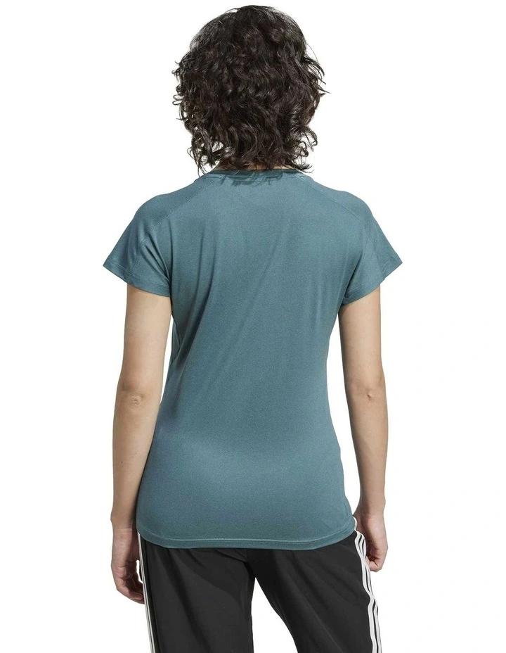 AEROREADY Train Essentials Minimal Branding V-Neck Tee image 2