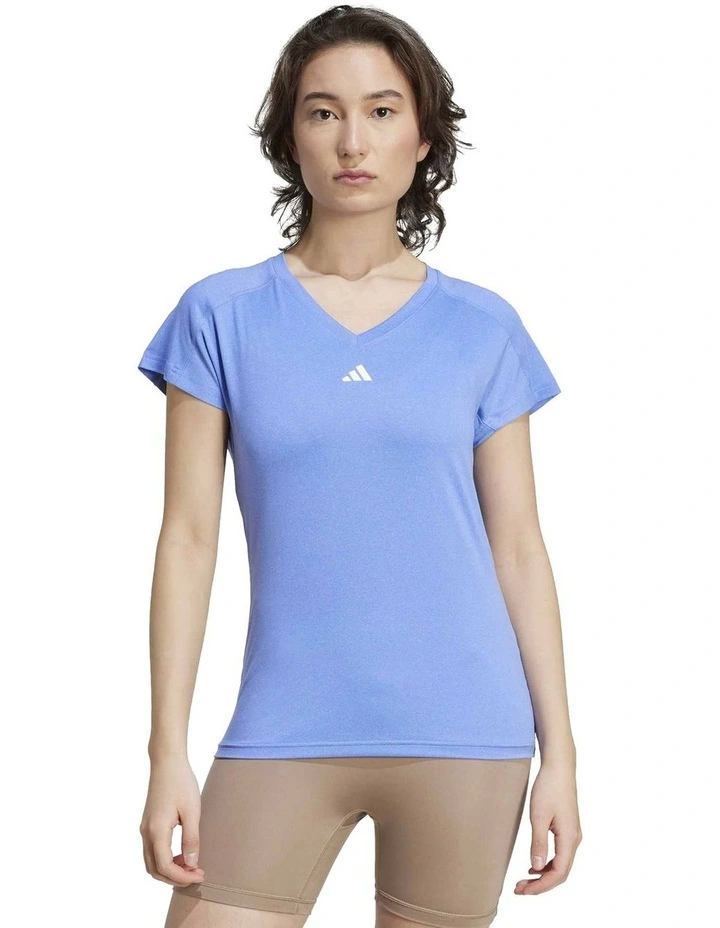 AEROREADY Train Essentials Minimal Branding V-Neck Tee image 1